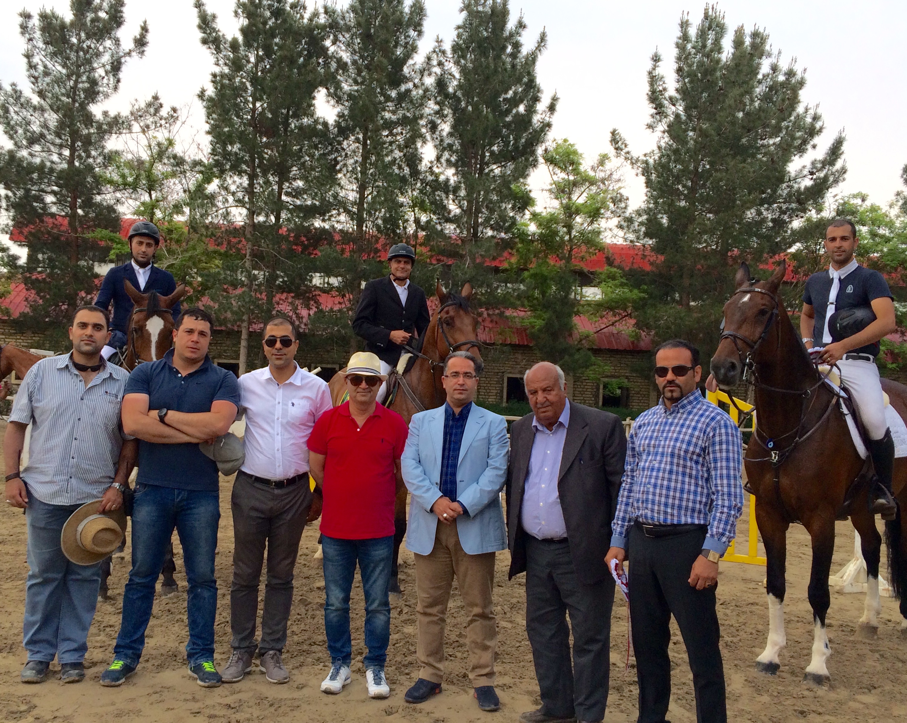 نتایج سومین مسابقه پرش با اسب هیأت سوارکاری استان اصفهان در سال 95