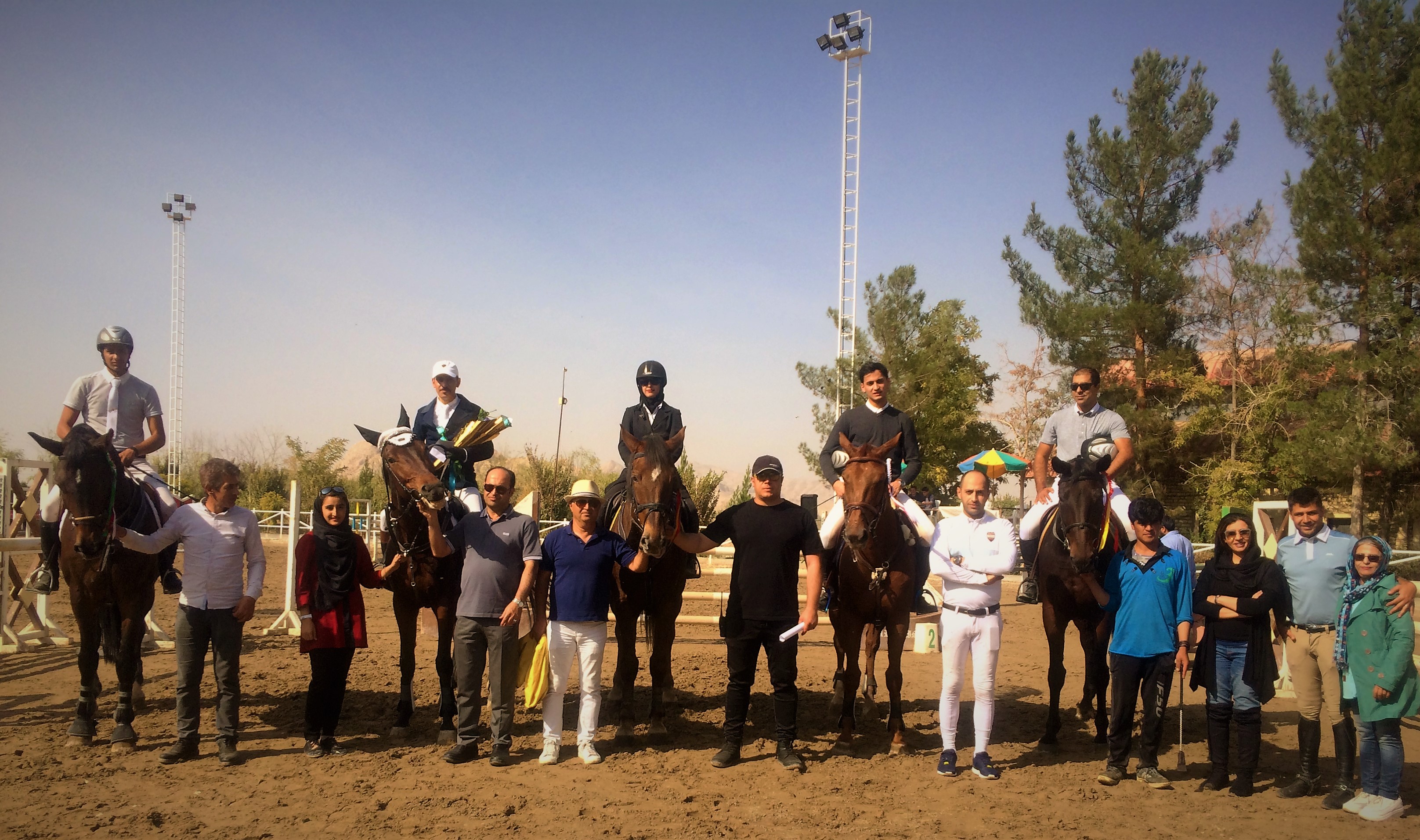 نتایج سیزدهمین مسابقه پرش با اسب هیأت سوارکاری استان اصفهان در سال ۹۶
